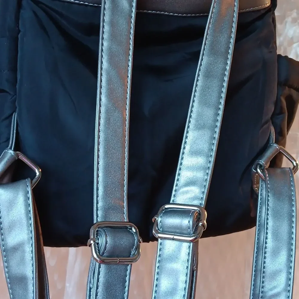 Vividora Stylish Black Backpack for Women